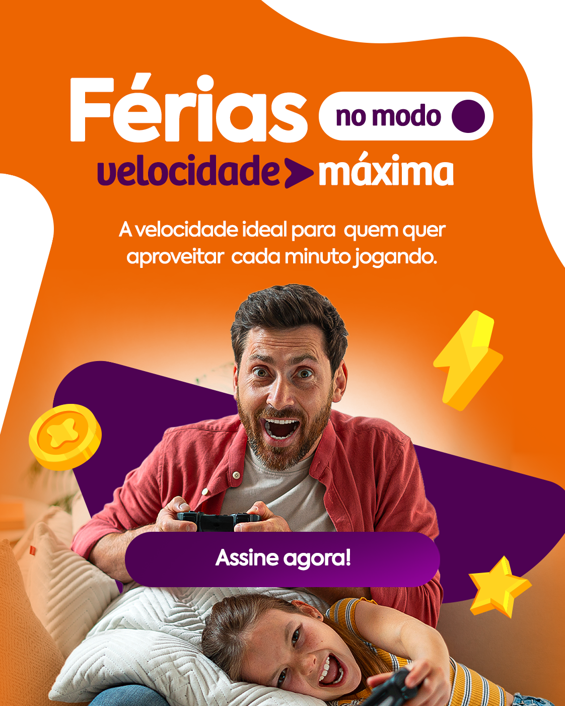 Férias no modo velocidade máxima